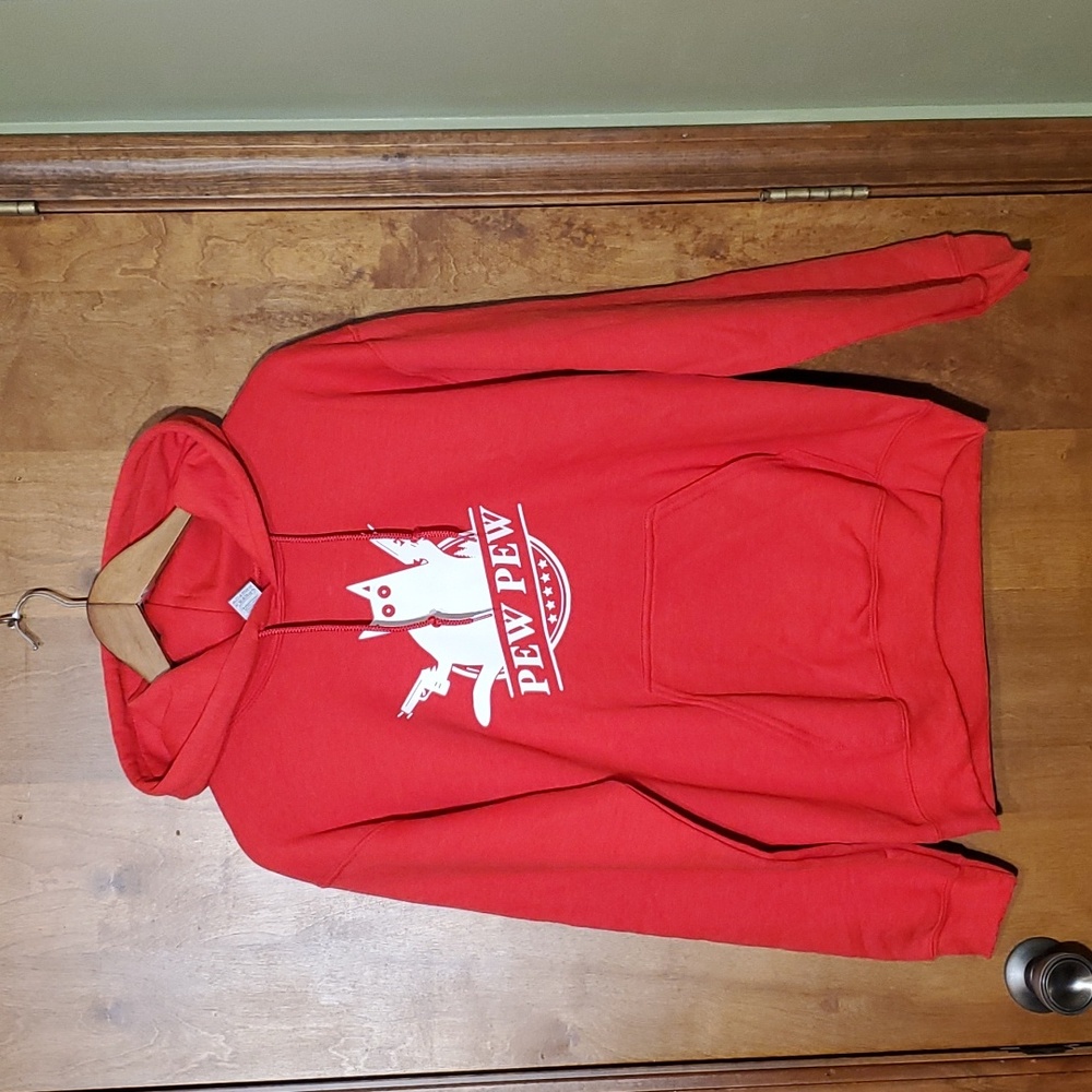 Gildan Graphic Hoodie. Pew Pew Cat